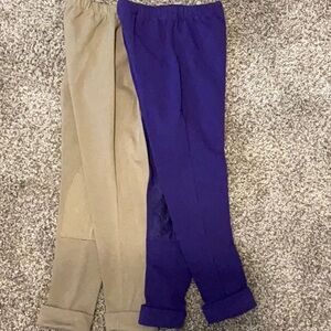Girls Horseback Riding Pants, New, 2 pairs